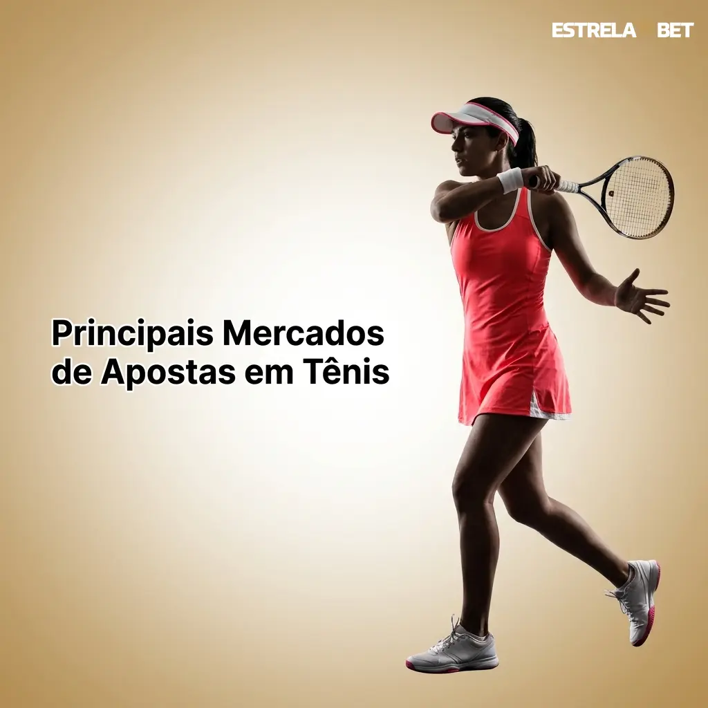Principais mercados de apostas em tênis na EstrelaBet: vencedor, sets, games, handicap e placar correto