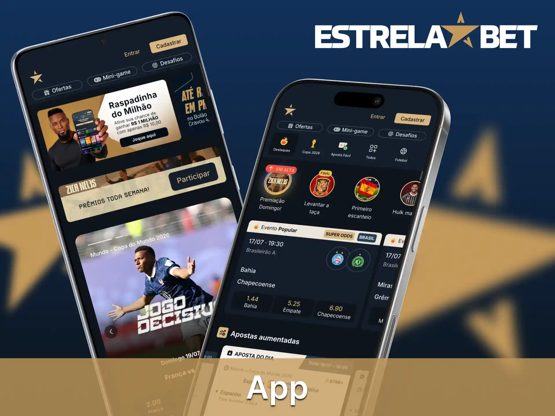 Você pode usar o aplicativo da Estrela Bet em qualquer dispositivo Android ou iOS.